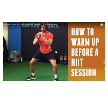 How to warm-up before a HIIT session | The Body Coach - Joe Wicks 